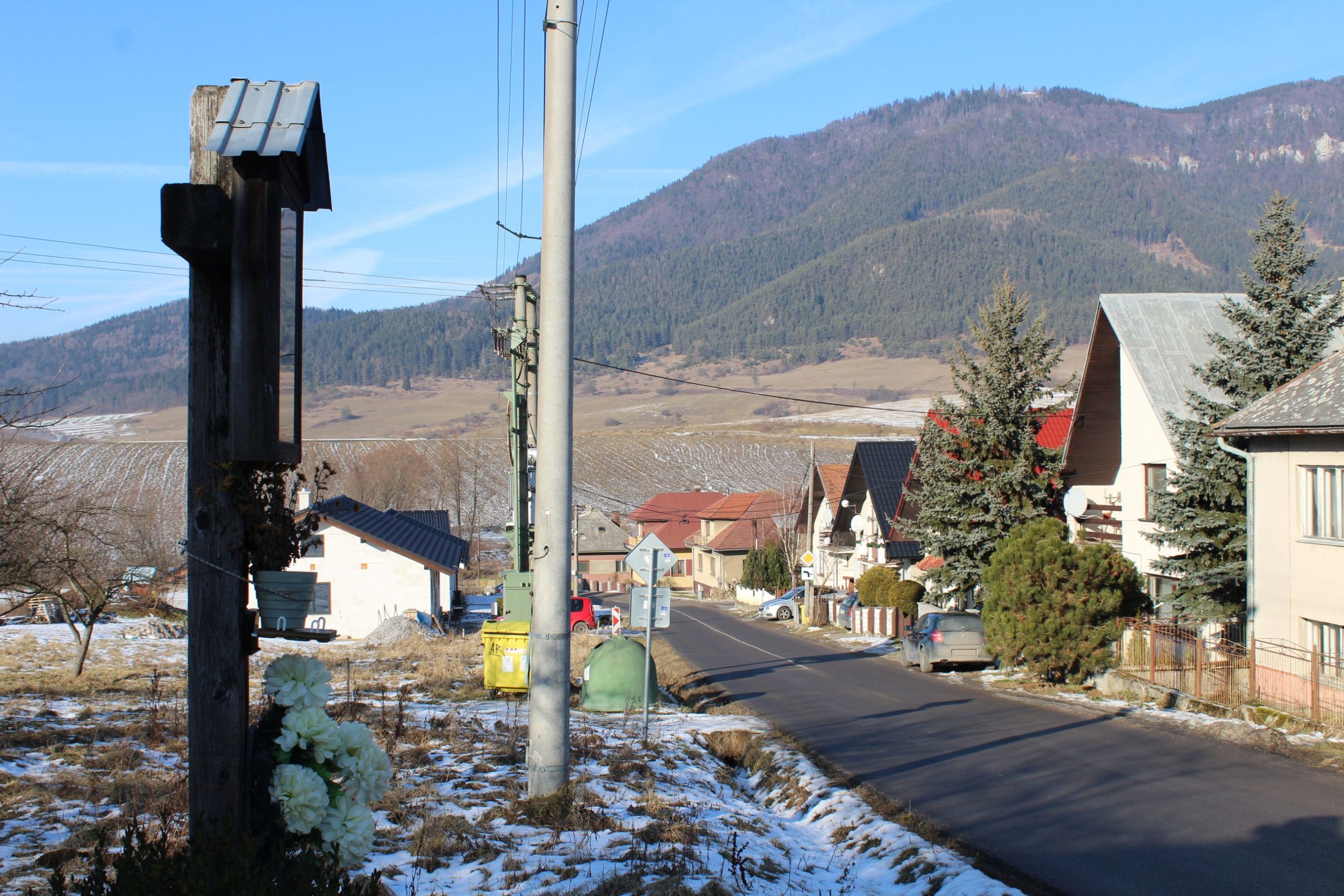 Cross of Martinček, entryway to the town – Ružomberok