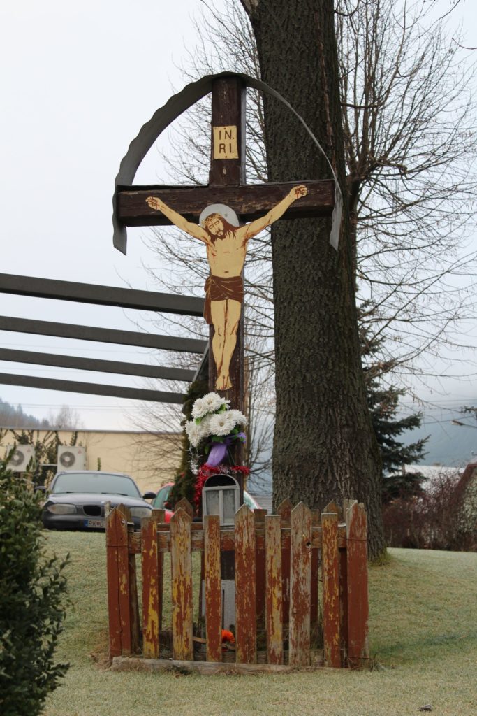 Cross of Nová Černová, at the intersection of Čutkovská - Žilinská cesta