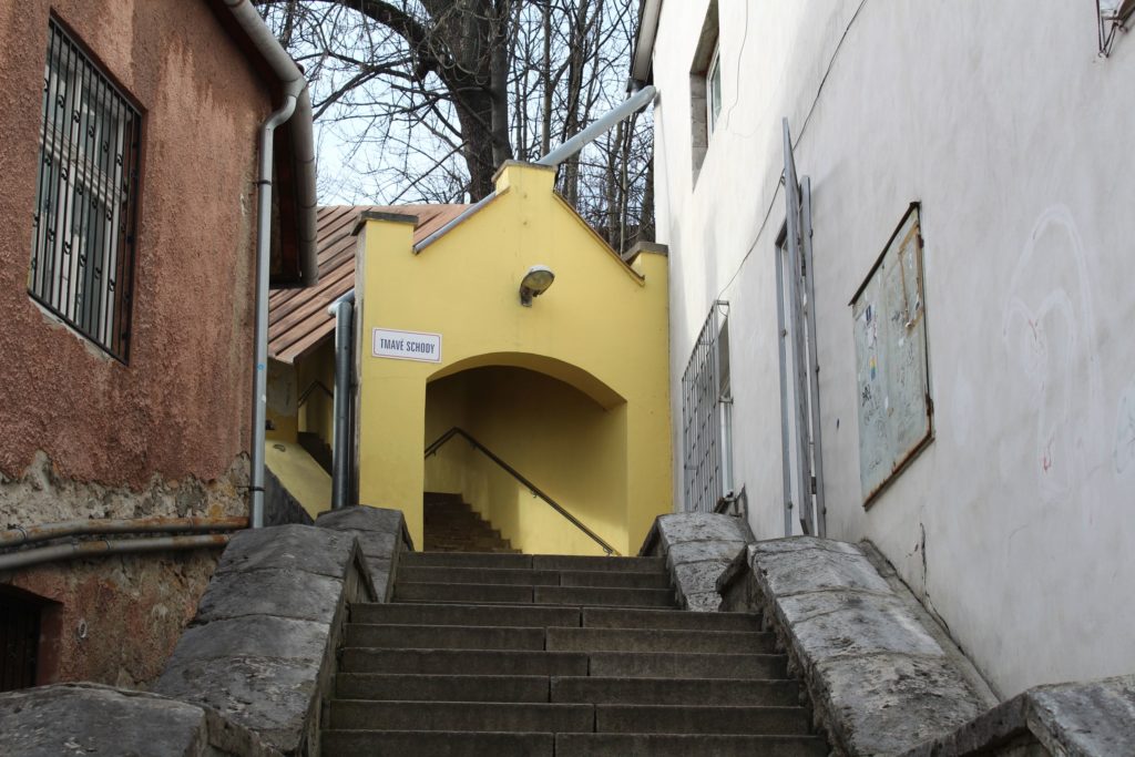 Ružomberské schody - Tmavé schody 01