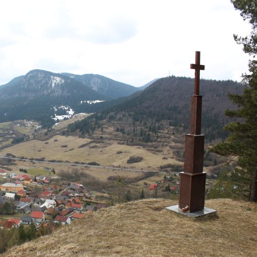 Cross of John Paul II. in Valaská Dubová