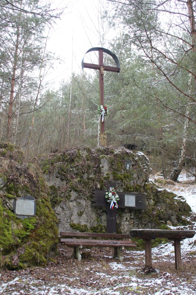Kríž v lesoparku Hrboltová 05