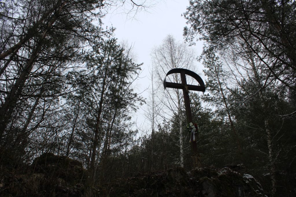 Kríž v lesoparku Hrboltová 07