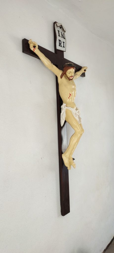 Kríž v opevnení kostola, Liptovské Sliače - Stredný 03
