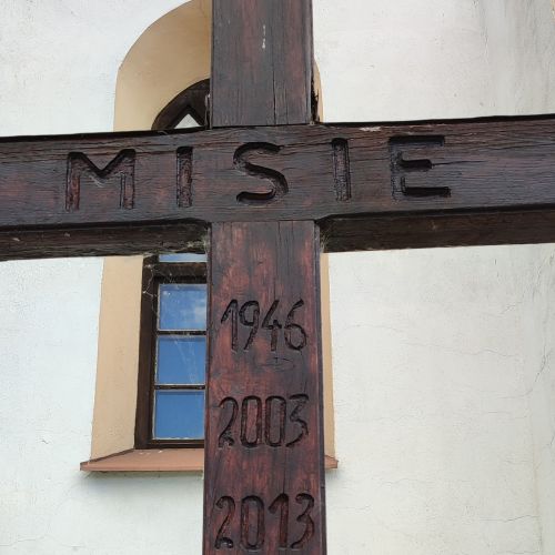 Misijný kríž pri kostole, Liptovský Michal