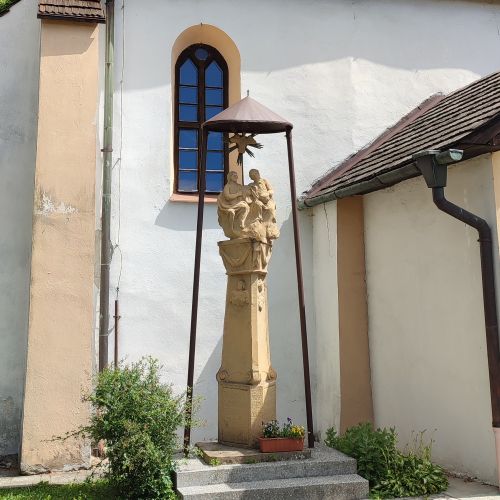 Trojičný stĺp pri kostole, Liptovský Michal