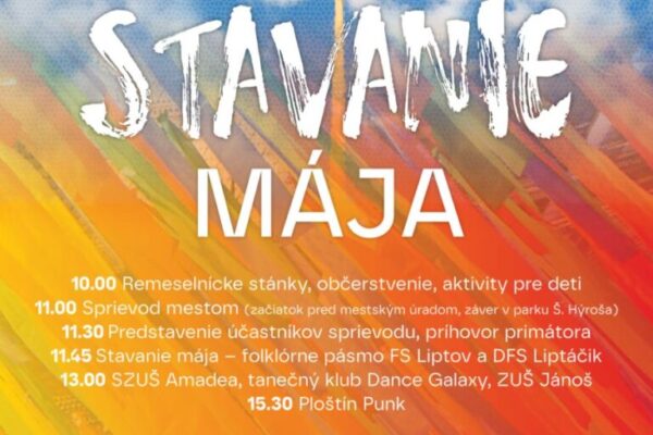 Stavanie mája v Ružomberku